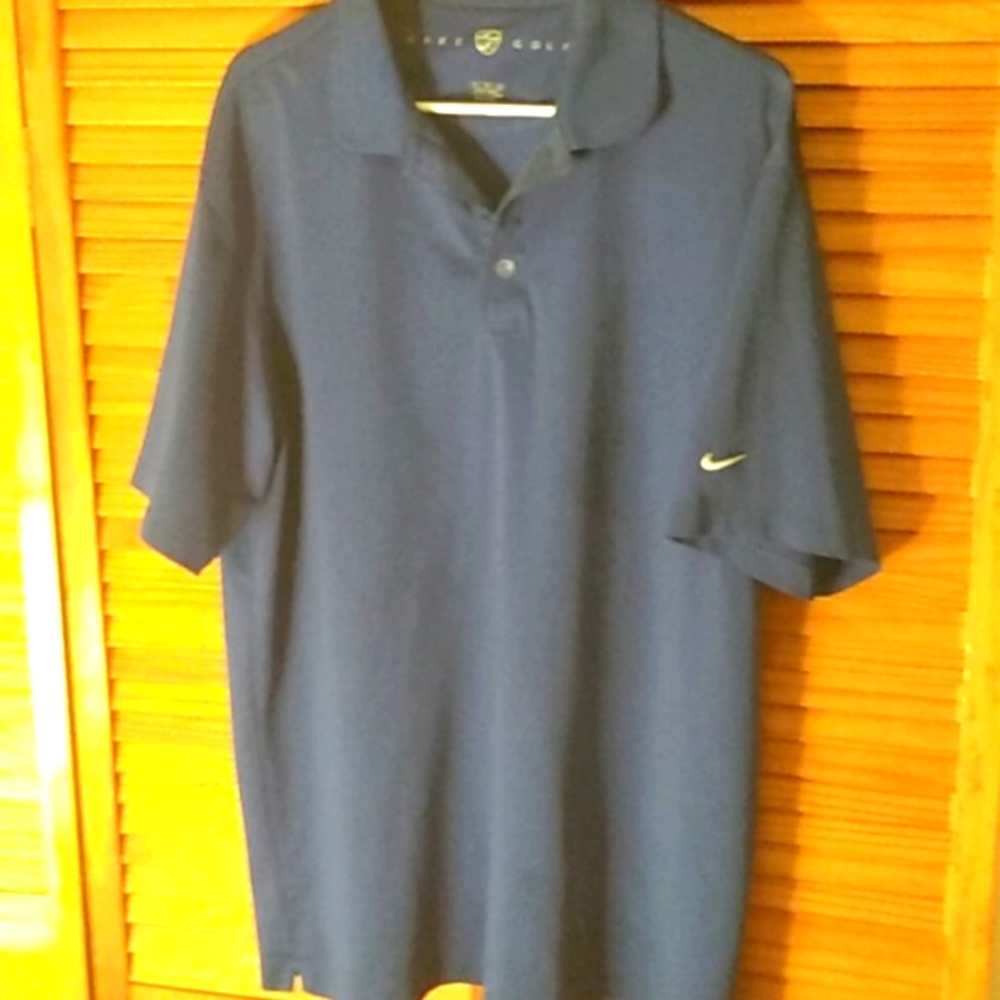 Nike golf polo shirt XL blue